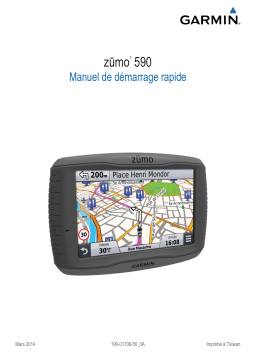 Garmin Zumo 590 Manuel utilisateur