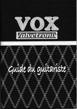 Vox VALVETRONIX Manuel utilisateur