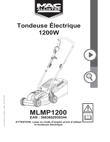 Mac Allister MLMP1200 Mode d'emploi | Fixfr