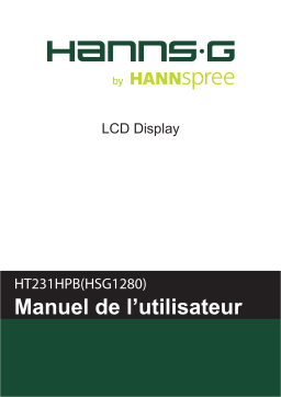 Hannspree HT 231 HPB Manuel utilisateur