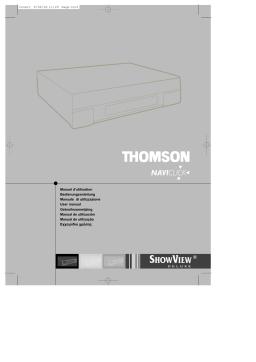 Thomson VTH6081 Manuel utilisateur