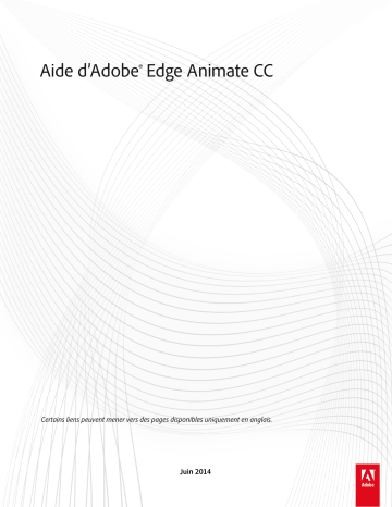 Edge Animate CC 2014 | Mode d'emploi | Adobe Edge Animate CC 2015 Manuel utilisateur | Fixfr