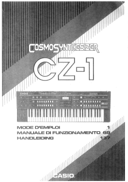 Casio CZ-1 Manuel utilisateur