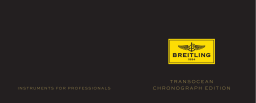 Breitling Transocean Chronograph Edition Mode d'emploi