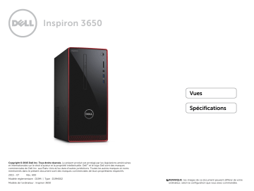 Dell Inspiron 3650 desktop spécification | Fixfr