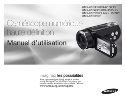 Samsung HMX-H100P Manuel utilisateur