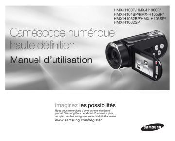 Manuel du propriétaire | Samsung HMX-H100P Manuel utilisateur | Fixfr