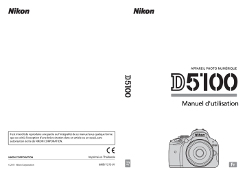 Manuel du propriétaire | Nikon D5100 Manuel utilisateur | Fixfr
