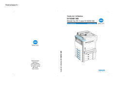 Konica Minolta DI183F Manuel utilisateur