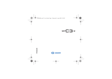 Manuel du propriétaire | Sagem MYC-3-2 Manuel utilisateur | Fixfr