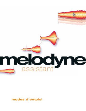 Manuel du propriétaire | CELEMONY SOFTWARE MELODYNE ASSISTANT 1.2 Manuel utilisateur | Fixfr