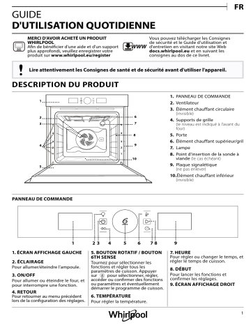 Mode d'emploi | Whirlpool AKZ9 635 IX Manuel utilisateur | Fixfr