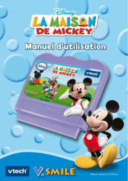 VTech JEU V.SMILE LA MAISON DE MICKEY Manuel utilisateur