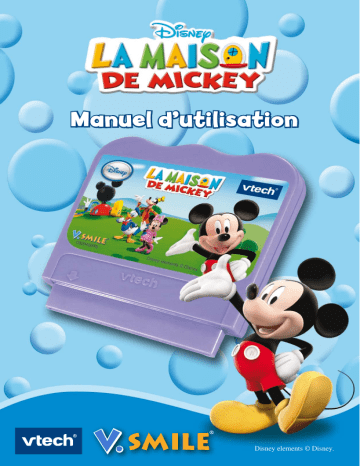 Manuel du propriétaire | VTech JEU V.SMILE LA MAISON DE MICKEY Manuel utilisateur | Fixfr