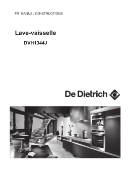 De Dietrich DVH1344J Manuel utilisateur