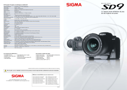 Sigma SD9 Manuel utilisateur