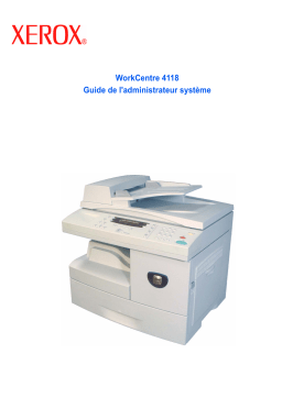 Xerox 4118 WorkCentre Manuel utilisateur