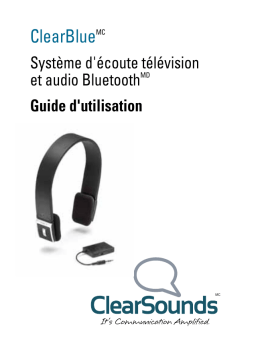 ClearSounds CLTVBT TV Listening System Manuel du propriétaire