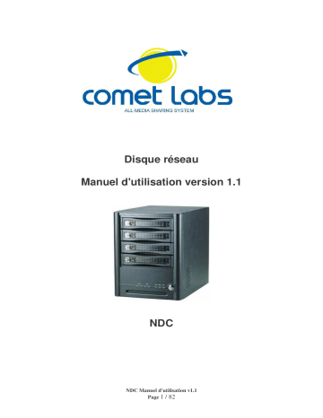 Manuel du propriétaire | Comet Labs NDC Manuel utilisateur | Fixfr