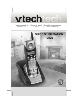 VTech VT 2426 Manuel utilisateur