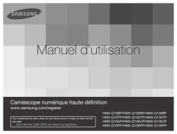 Samsung HMX Q10BP, Q10PP, Q10TP, Q10UP Manuel utilisateur
