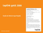 LapLink GOLD 2008 Manuel utilisateur