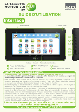 Kurio Gulli 7.0 Motion Manuel utilisateur