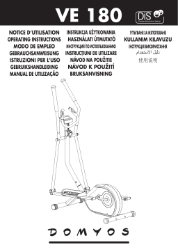 Domyos VE 180 Vélo elliptique Manuel utilisateur