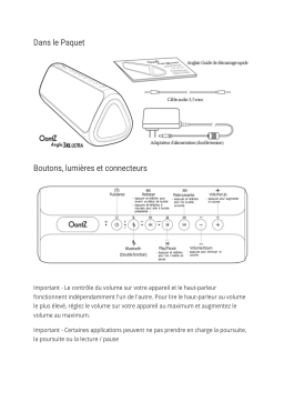 Cambridge SoundWorks Oontz Angle 3XL Ultra Manuel utilisateur