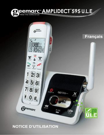 Geemarc AMPLIDECT595 U.L.E Mode d'emploi | Fixfr