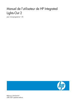 HP PROLIANT ESSENTIALS ILO ADVANCED PACK SW Manuel utilisateur