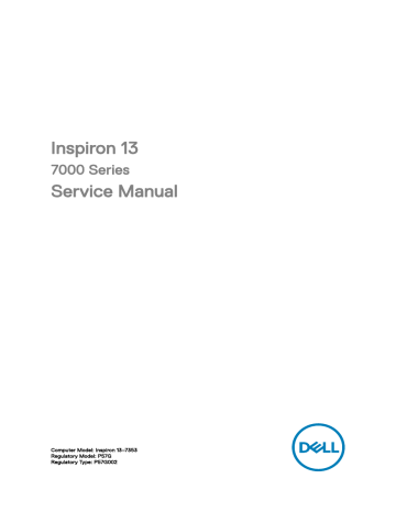 Dell Inspiron 7353 2-in-1 laptop Manuel utilisateur | Fixfr