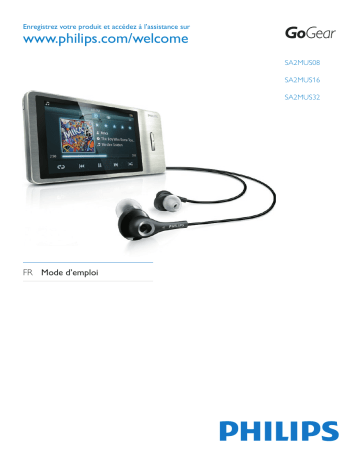 SA2MUS16 | SA2MUS08 | Philips SA2MUS32 Mode d'emploi | Fixfr
