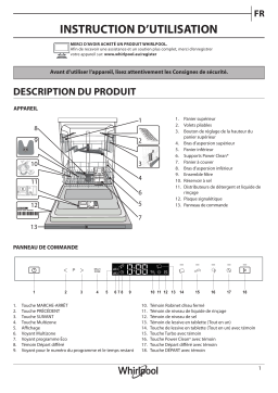 Whirlpool WIP 4T133 PE S Manuel utilisateur