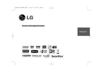 LG RH398H Manuel du propriétaire | Fixfr