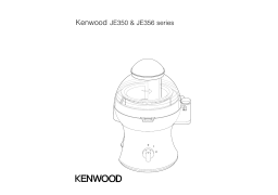 Kenwood JE356 Manuel utilisateur
