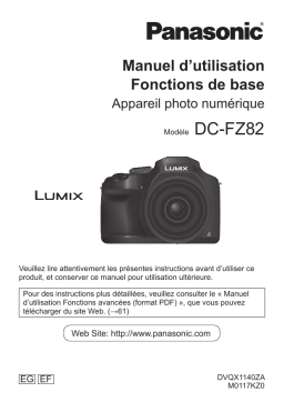 Panasonic DC FZ82 Manuel utilisateur