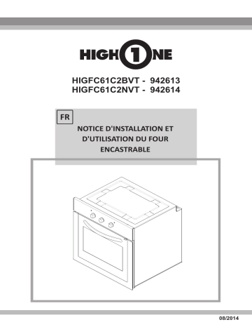 Manuel du propriétaire | High One HIG FC61C2 NVT Four Manuel utilisateur | Fixfr