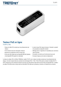 Trendnet TC-NTP1 Inline PoE Tester Fiche technique