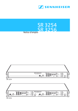 Sennheiser SR 3256 Manuel utilisateur