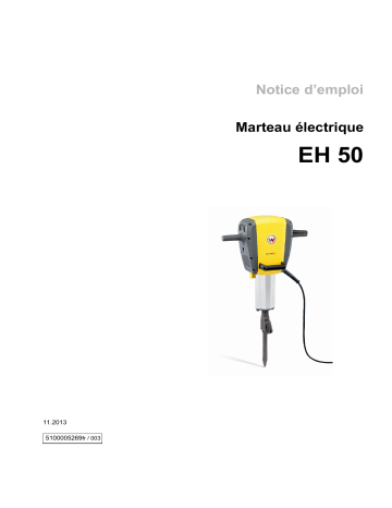 EH 50/230 25x108 | EH 50/230 27x80 | EH 50/230 28x152 | Wacker Neuson EH 50/230 28x160 Electric Breaker Manuel utilisateur | Fixfr