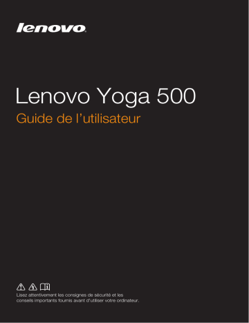 Manuel du propriétaire | Lenovo Yoga 500 Manuel utilisateur | Fixfr