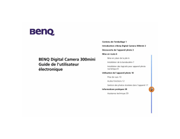 Mode d'emploi | Benq Série DC DC 300 Mini Manuel utilisateur | Fixfr