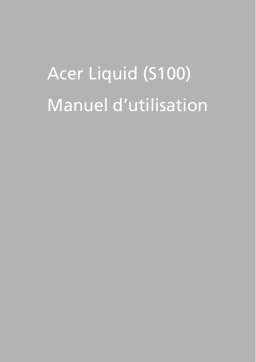 Acer Liquid Manuel utilisateur