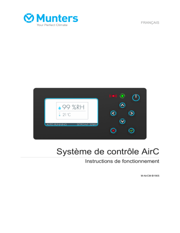 Munters M-AirCM-B1905 Manuel du propriétaire | Fixfr