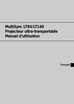 NEC LT140 Manuel utilisateur