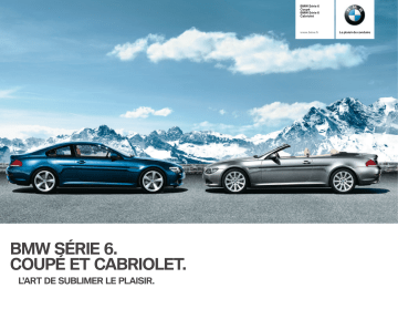 Manuel du propriétaire | BMW 630I CABRIOLET Manuel utilisateur | Fixfr
