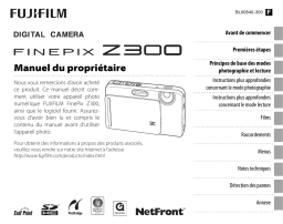 Fujifilm FinePix Z300 Manuel utilisateur