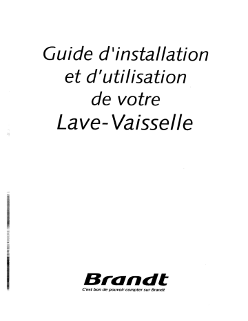 PC44925 | PC4492S | Manuel du propriétaire | Brandt PC4492 Manuel utilisateur | Fixfr