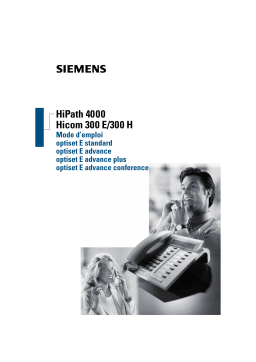 Siemens HITCOM 300 E Manuel utilisateur